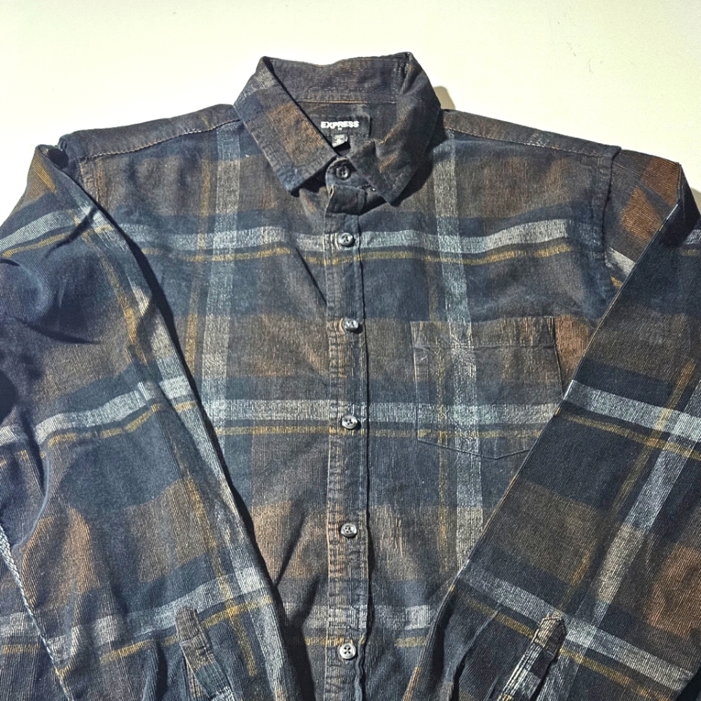 Express Men's button-down shirt
